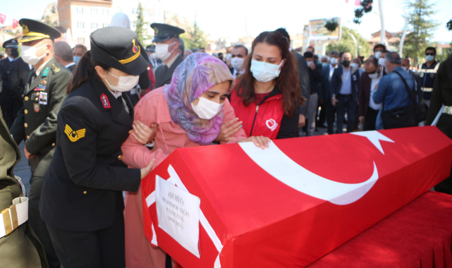El Bab şehidi son yolculuğuna uğurlandı