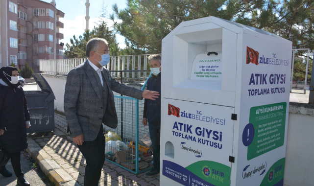 Giyilmeyen kıyafetler çöpe değil kumbaraya