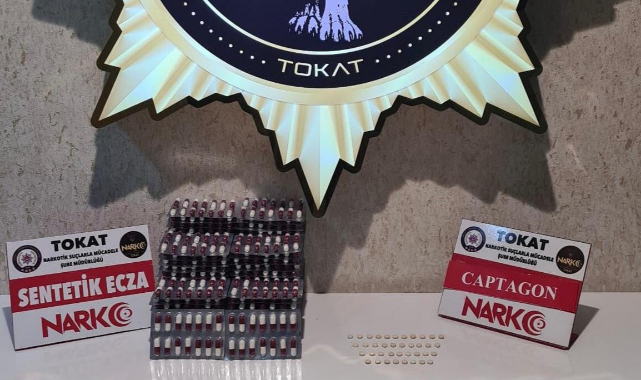 Tokat'ta 1213 adet uyuşturucu hap ele geçirildi
