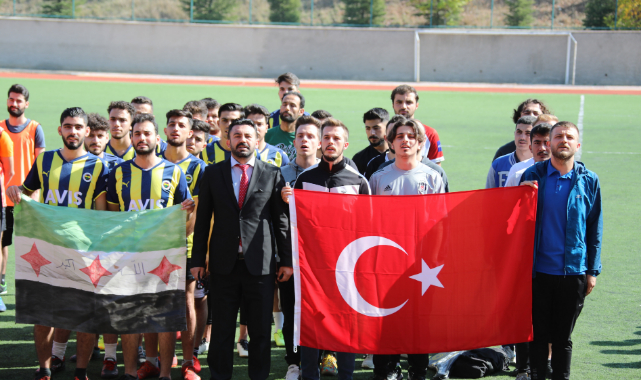 Tokat'ta kardeşlik futbol turnuvası
