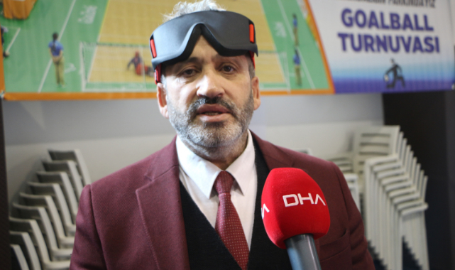 Engellilerle empati için goalball oynadılar