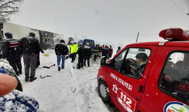 Tokat’ta yolcu otobüsü devrildi: 1 ölü, çok sayıda yaralı