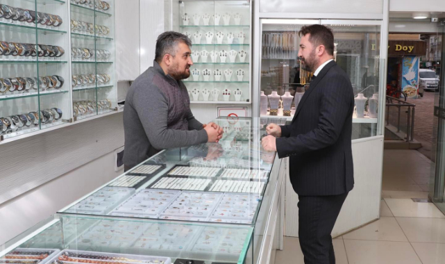 Başkan Bekler esnaf ziyaretlerine devam ediyor