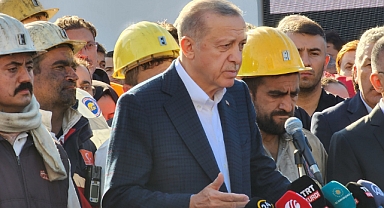 Cumhurbaşkanı Erdoğan, maden kazasında son işçiye de ulaşıldığını, hayatı kaybedenlerin sayısının 41'e yükseldiğini söyledi.