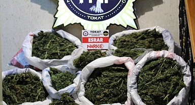 Evinde 12.5 kilo esrar bulundu