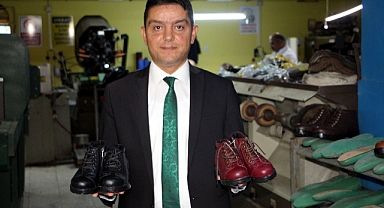 İhtiyaçlı öğrenciler için ayakkabı üretiyorlar