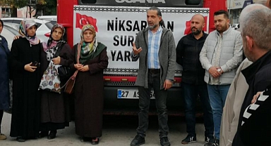 Niksar'dan Suriye'ye Yardım