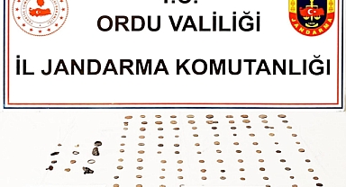 Ordu’da 103 adet tarihi sikke ele geçirildi