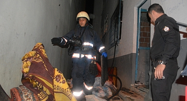 Ordu'da ev yangını: Daire kullanılamaz hale geldi