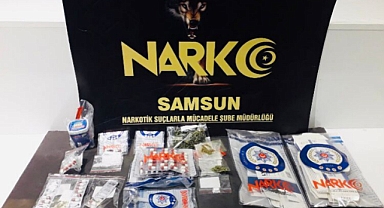 Samsun'da uyuşturucu operasyonunda 5 zanlı yakalandı