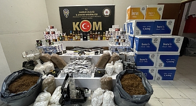 Samsunda'ki kaçak sigara operasyonunda 22 kişi yakalandı