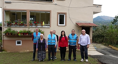  Şehit ailesinin evinin bakımını yaptılar