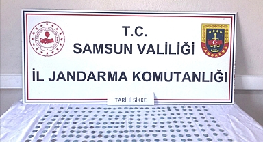 Samsun’da 237 tarihi sikke ele geçirildi