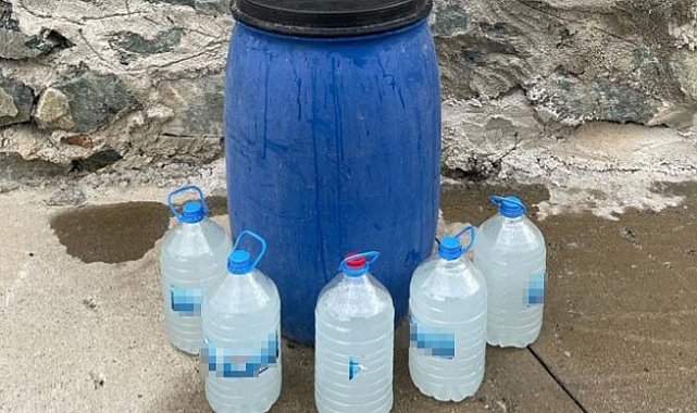 Tokat’ta sahte içki operasyonu: 2 gözaltı