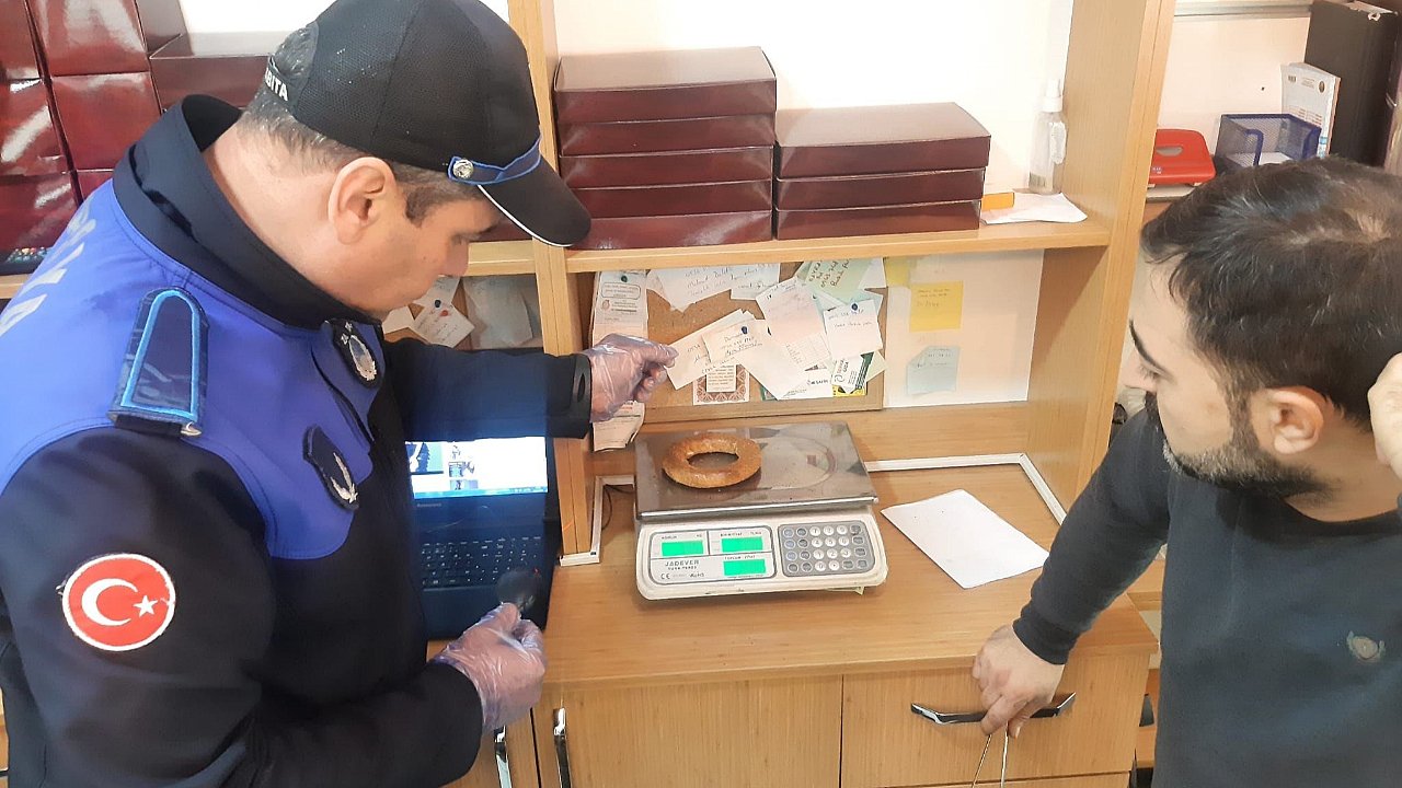 Amasya’da zabıta ekipleri simit fırınlarını denetledi