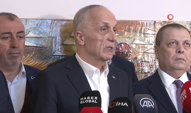 Türk-İş Başkanı Ergün Atalay: 'Türk-İş'in asgari ücret teklifi 9 bin liradır'