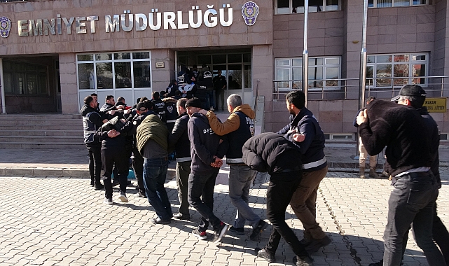 Uyuşturucu operasyonunda 20 tutuklama