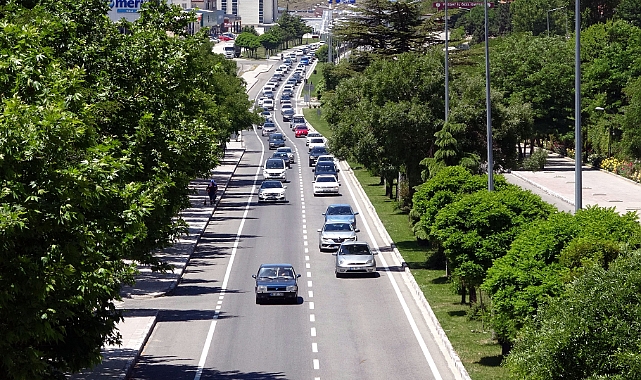 Yozgat’ta trafikte bayram yoğunluğu başladı