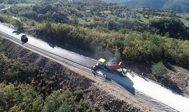 Tokat’ta 9,2 kilometrelik köy yolunda asfalt çalışması tamamlandı