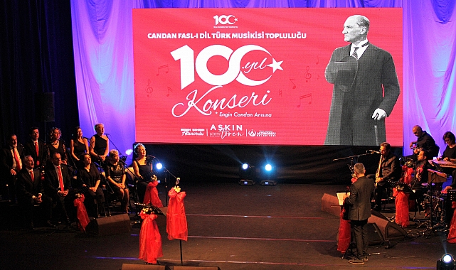 Cumhuriyetin 100'ncü yılına özel Türk Musikisi konseri