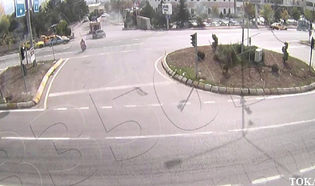 Tokat'ta gerçekleşen kazalar kameralara yansıdı