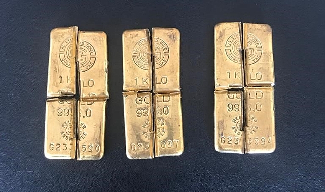Amasya’da 3 kilo külçe altın ele geçirildi