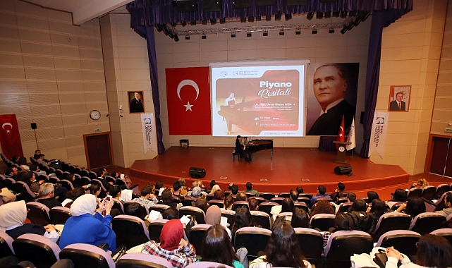 TOGÜ'de piyano resitali gerçekleştirildi