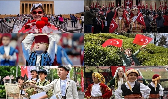23 Nisan Ulusal Egemenlik ve Çocuk Bayramı kutlanıyor