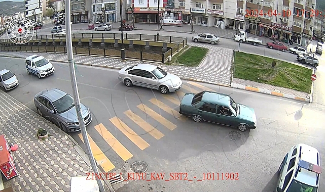 Tokat'ta film gibi kovalamaca kamerada