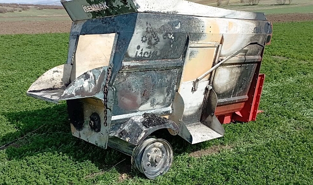Tokat'ta samanlık yangını