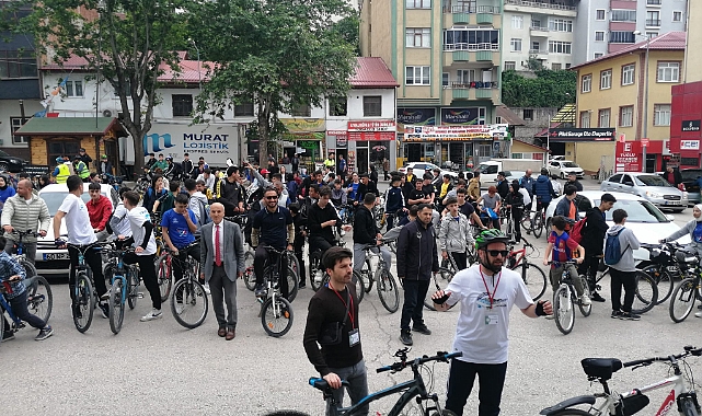 Niksarlılar sağlık için pedal çevirdi