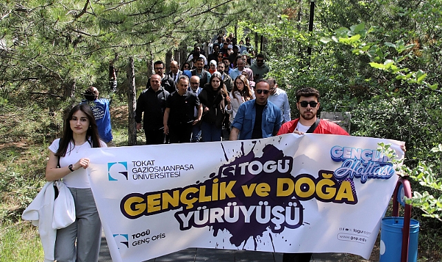TOGÜ'de gençlik ve doğa yürüyüşü yapıldı