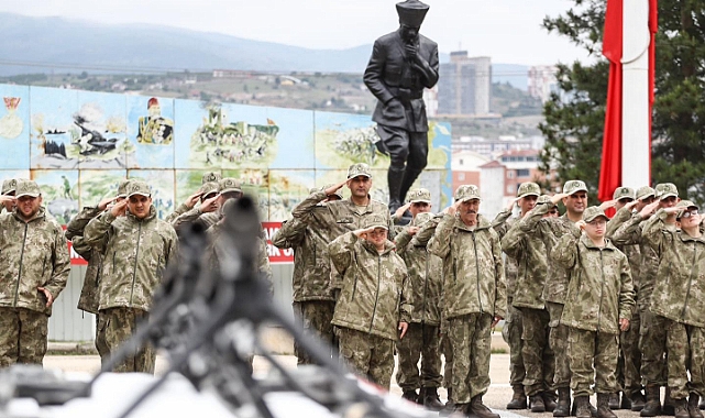Tokat'ta engelli gençler temsili askerlik yaptı