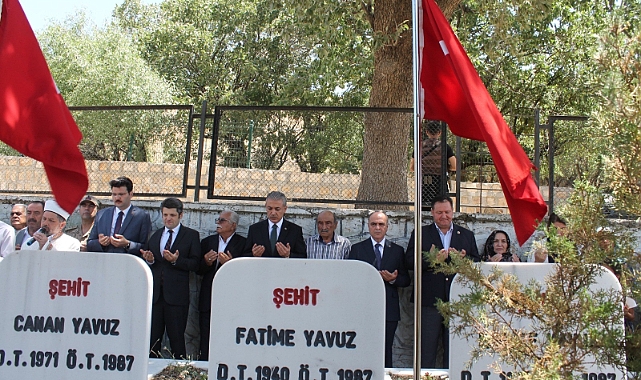 37 yıl önce PKK'lı teröristlerce katledilen 30 şehit anıldı