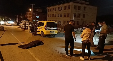 Almus'ta hafif ticari aracın çarptığı yaya öldü