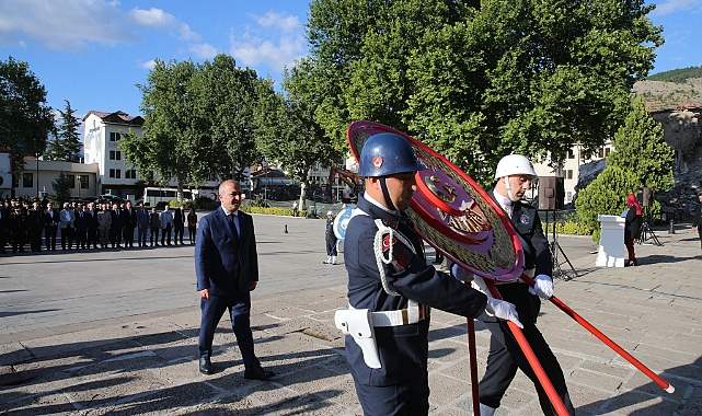 Atatürk'ün Tokat'a gelişinin 105. yıl dönümü törenle kutlandı