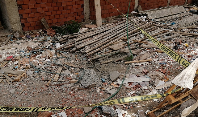 Niksar'da 6. kattan düşen işçi hayatını kaybetti