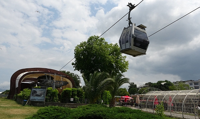 Ordu'da teleferik yoğunluğu