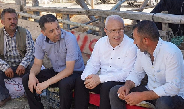 Tokat İl Tarım ve Orman Müdürü kurban pazarında üreticileri ziyaret etti