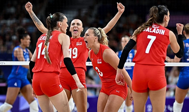 A Milli Kadın Voleybol Takımı, Paris 2024 Olimpiyat Oyunları'ndaki ilk maçında Hollanda'yı 3-2 yendi