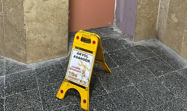 Son bir ayda 300'e yakın asansöre kırmızı etiket vuruldu
