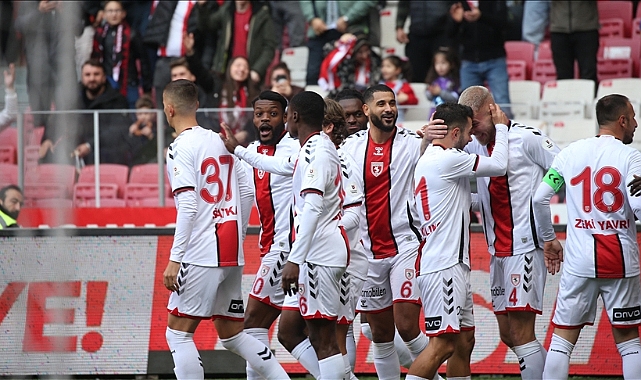 Samsunspor tarihinin en iyi ikinci ilk yarı performansını sergiledi