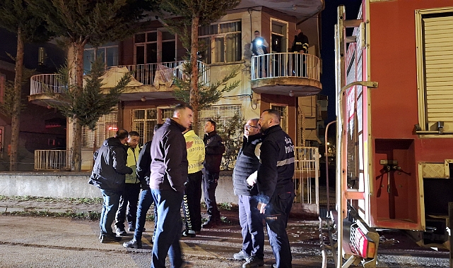 Zile'de çıkan yangında dairede hasar meydana geldi