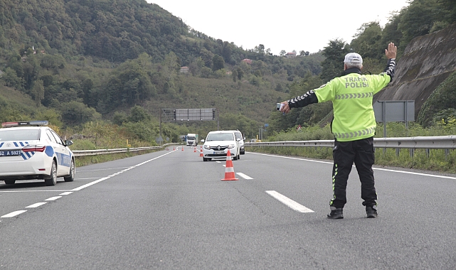 Ordu’da bir haftada yaklaşık 16 bin araç ve sürücüsü denetlendi