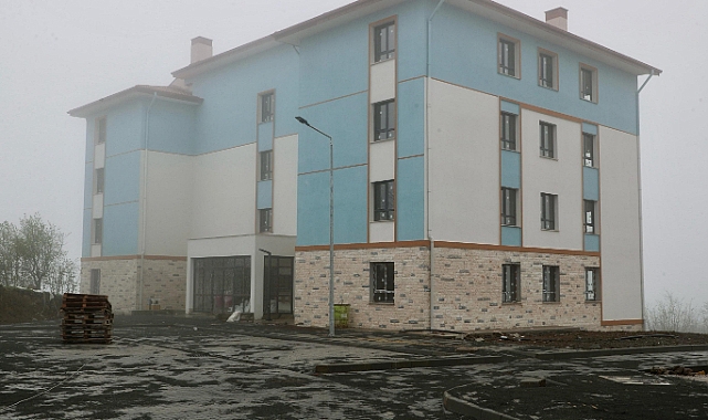 Ordu’da heyelan nedeniyle boşaltılan bölgede afet konutları yükseliyor