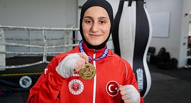 Dünya şampiyonu muaythaici Fatma Çeken'in hayali 2032 Brisbane Olimpiyatları