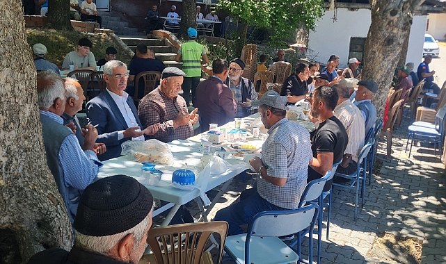 Pazar ilçesinde şükür duası yapıldı, yemek ikram edildi