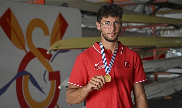 Dünya şampiyonu olan genç milli kürekçi Enes Biber'in hedefi daha büyük başarılar