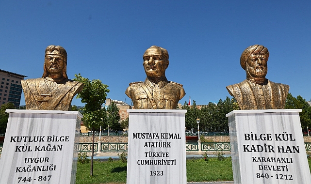 Köklü Türk geleneğini anlatan anıt Tokat’ta yapıldı