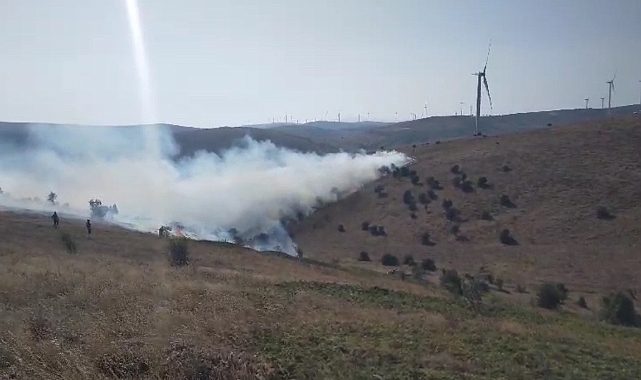 Tokat’ta örtü yangını kontrol altına alındı